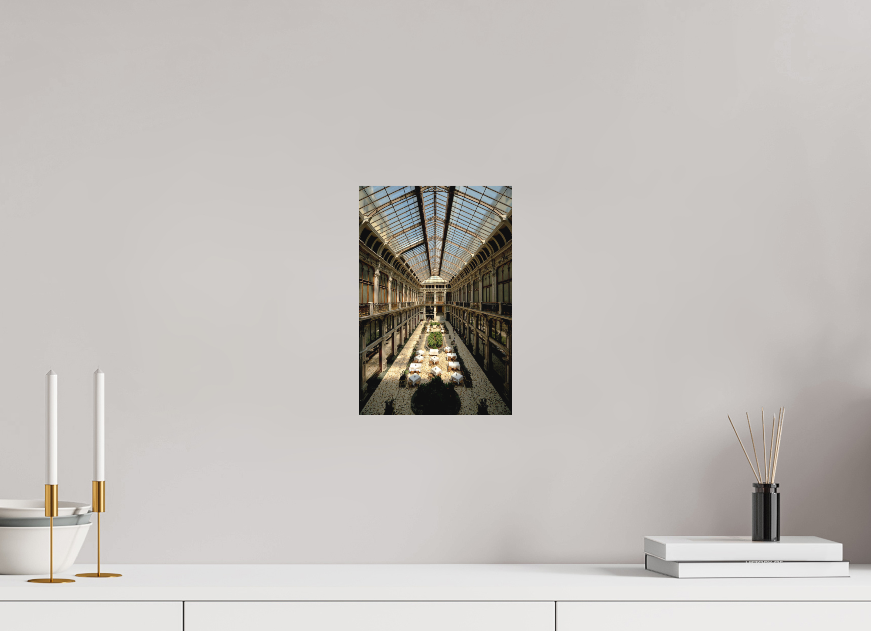 20 x 30 cm, Fine Art Print Smooth Beneath the Glass Vault