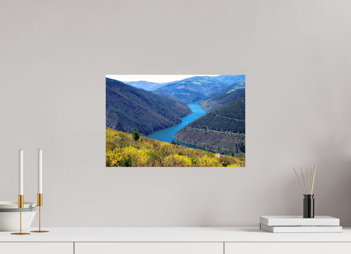 45.3 x 30 cm, Fine Art Print Smooth Blue River