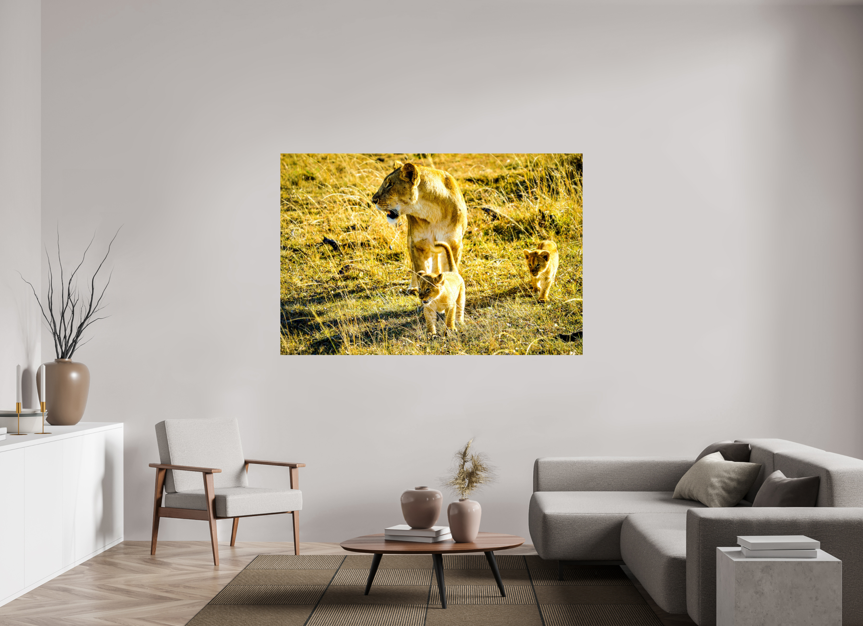 180 x 120 cm, Photo Print On Fuji Crystal DP II Savanna Legacy