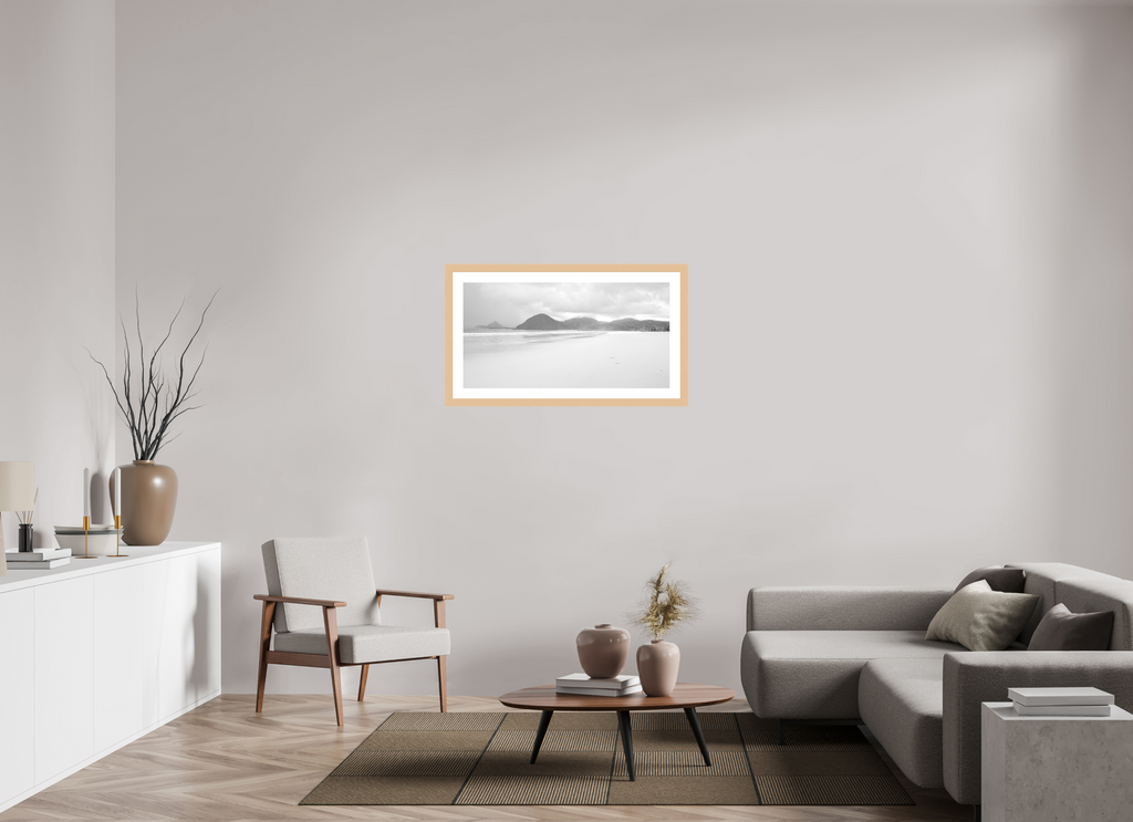 96.6 x 50 cm, Hamburg 40 mm with Frame Untamed Shores in Lombok - Indonesia