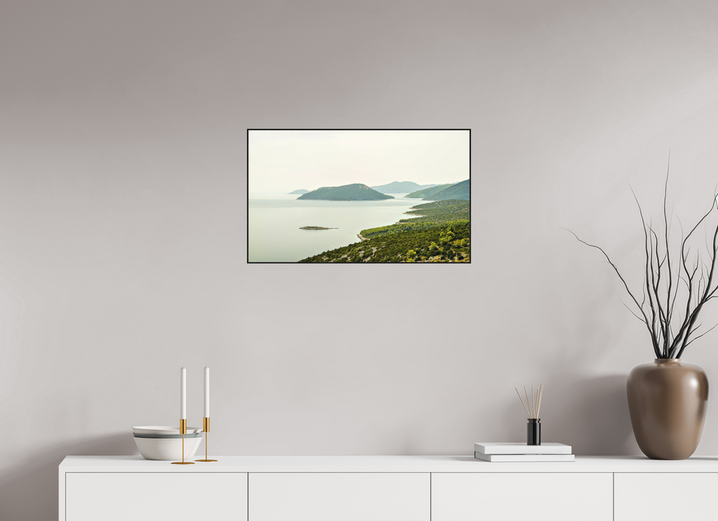 67.1 x 40 cm, Solid Wood Artbox Floating Islands