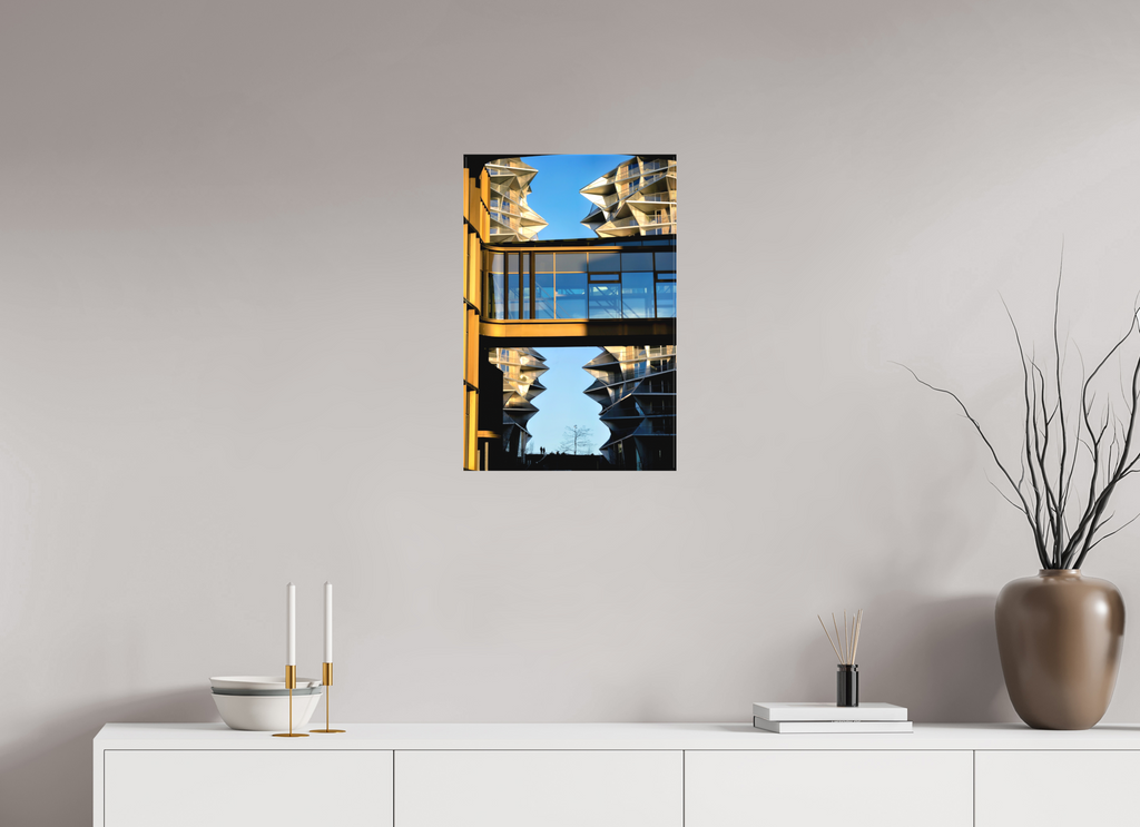 40 x 60 cm, Matte Canvas on Stretcher Frame Between the Towers
