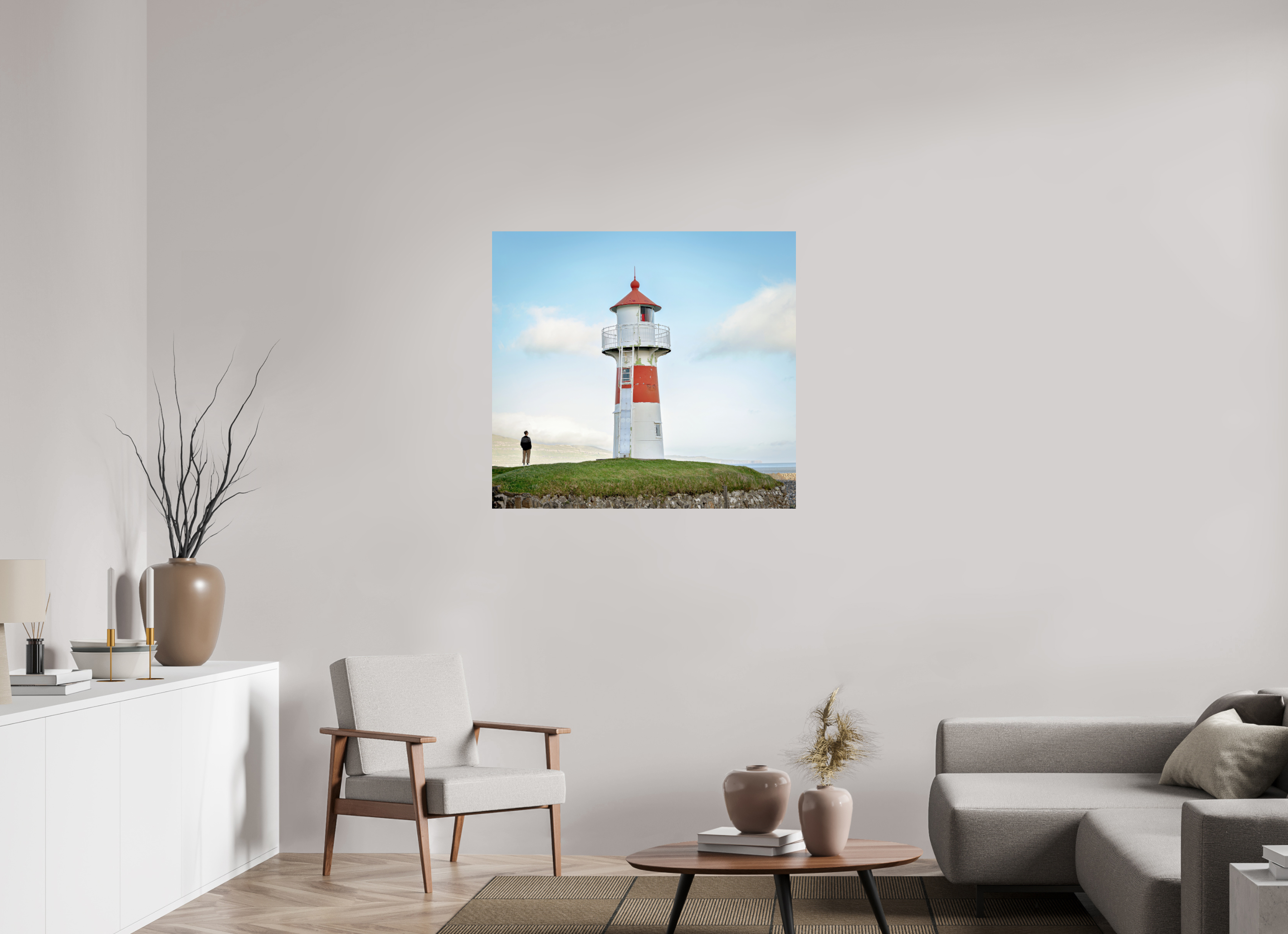 98.6 x 90 cm, Photo Print On Fuji Crystal DP II Edge of the Horizon