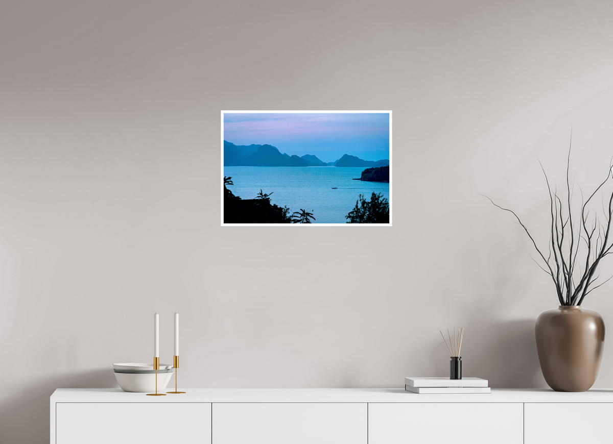 60 x 40 cm, Fujiflex High Gloss with 1 cm Border Blue Silence at Dusk