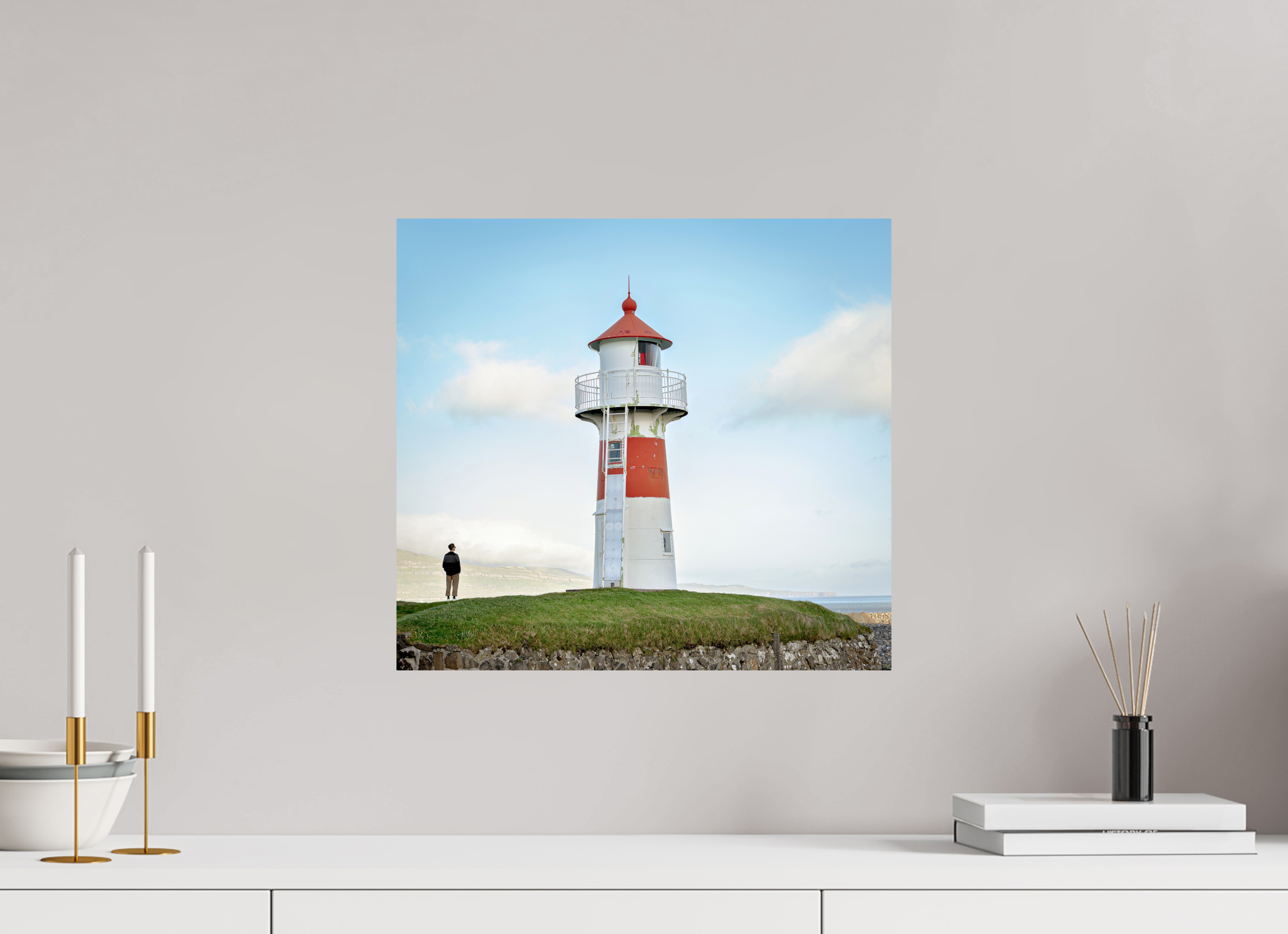 43.8 x 40 cm, Photo Print On Fuji Crystal DP II Edge of the Horizon