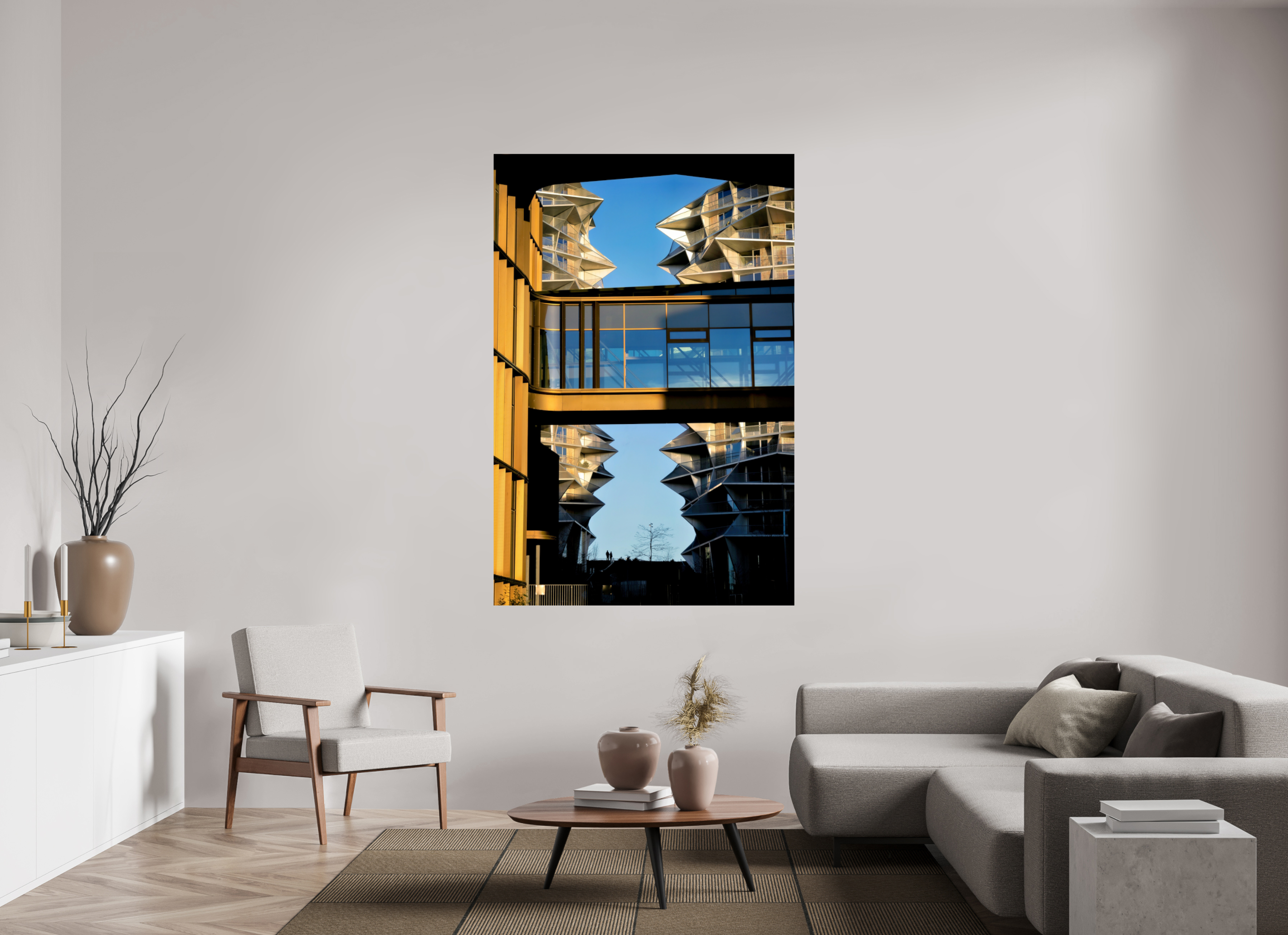 120 x 180 cm, PH Print On Fujiflex High Gloss Between the Towers