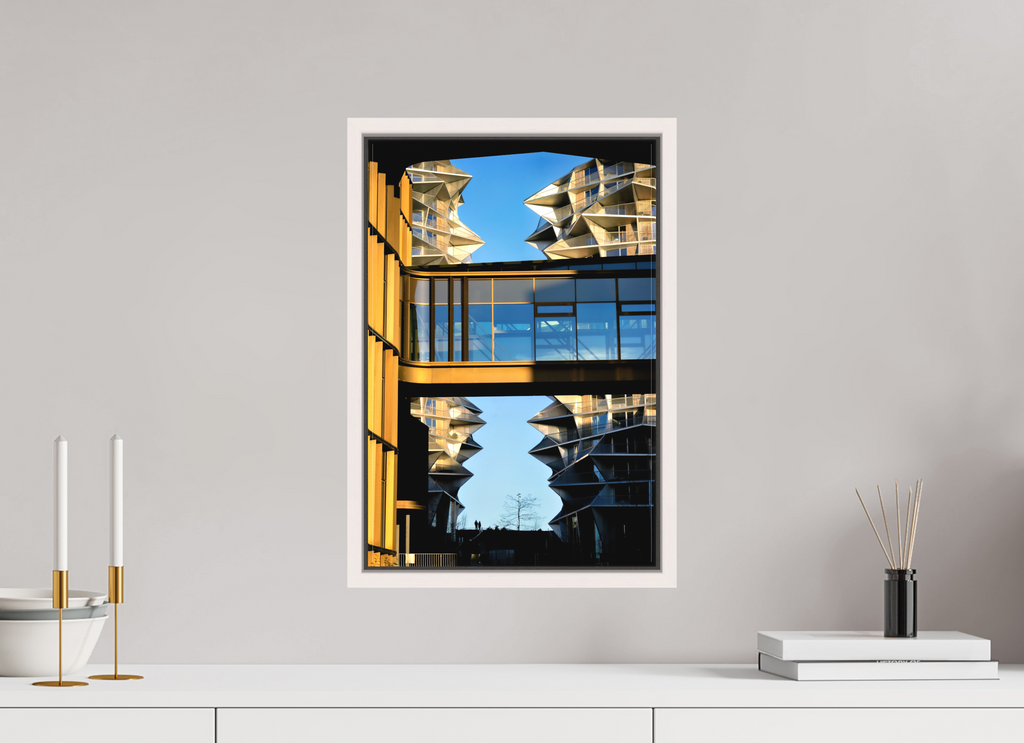30 x 45 cm, Matte Canvas 15 mm Frame Between the Towers