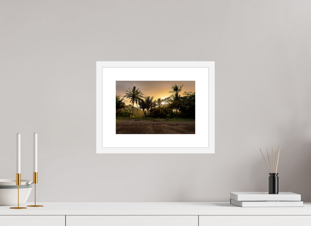 29.4 x 20 cm, Fine Art Print with Frame Evening Drift