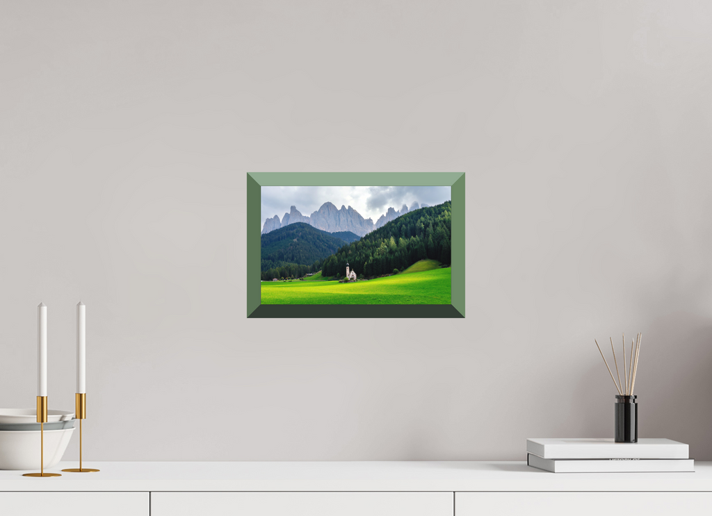 31.2 x 20 cm, Whitewall Design Edition Church of Saint John in the Dolomites - Italy