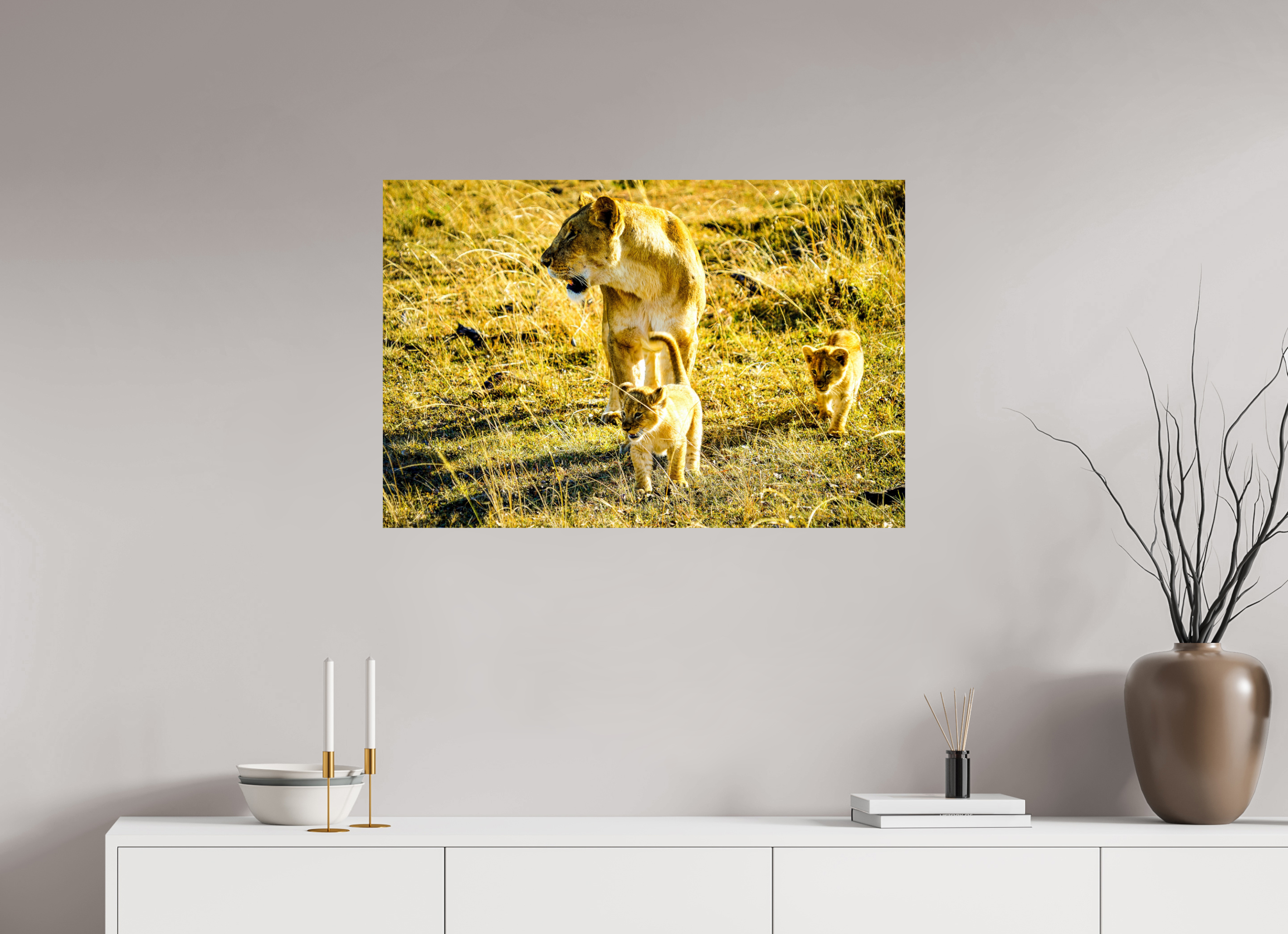 90 x 60 cm, Photo Print On Fuji Crystal DP II Savanna Legacy
