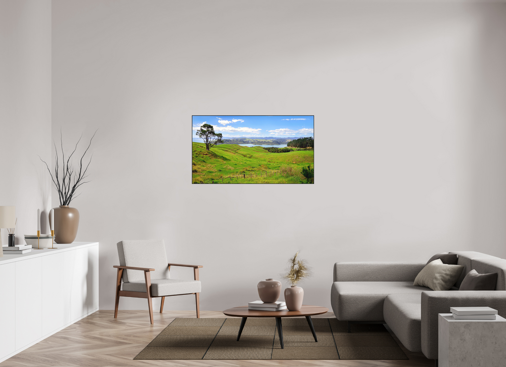 125.4 x 70 cm, Solid Wood Artbox Coromandel Landscape