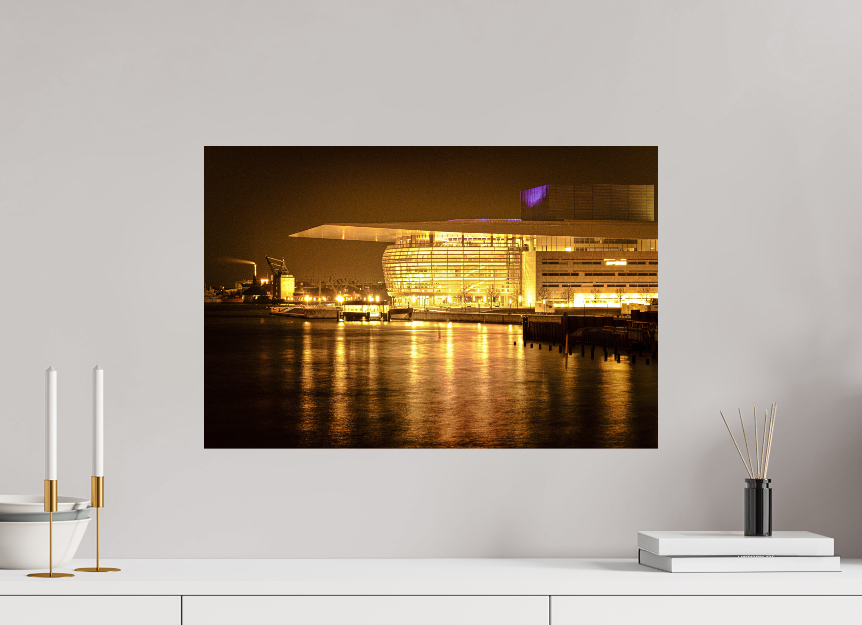 60 x 40 cm, PH Print On Fujiflex High Gloss Operaen at Night
