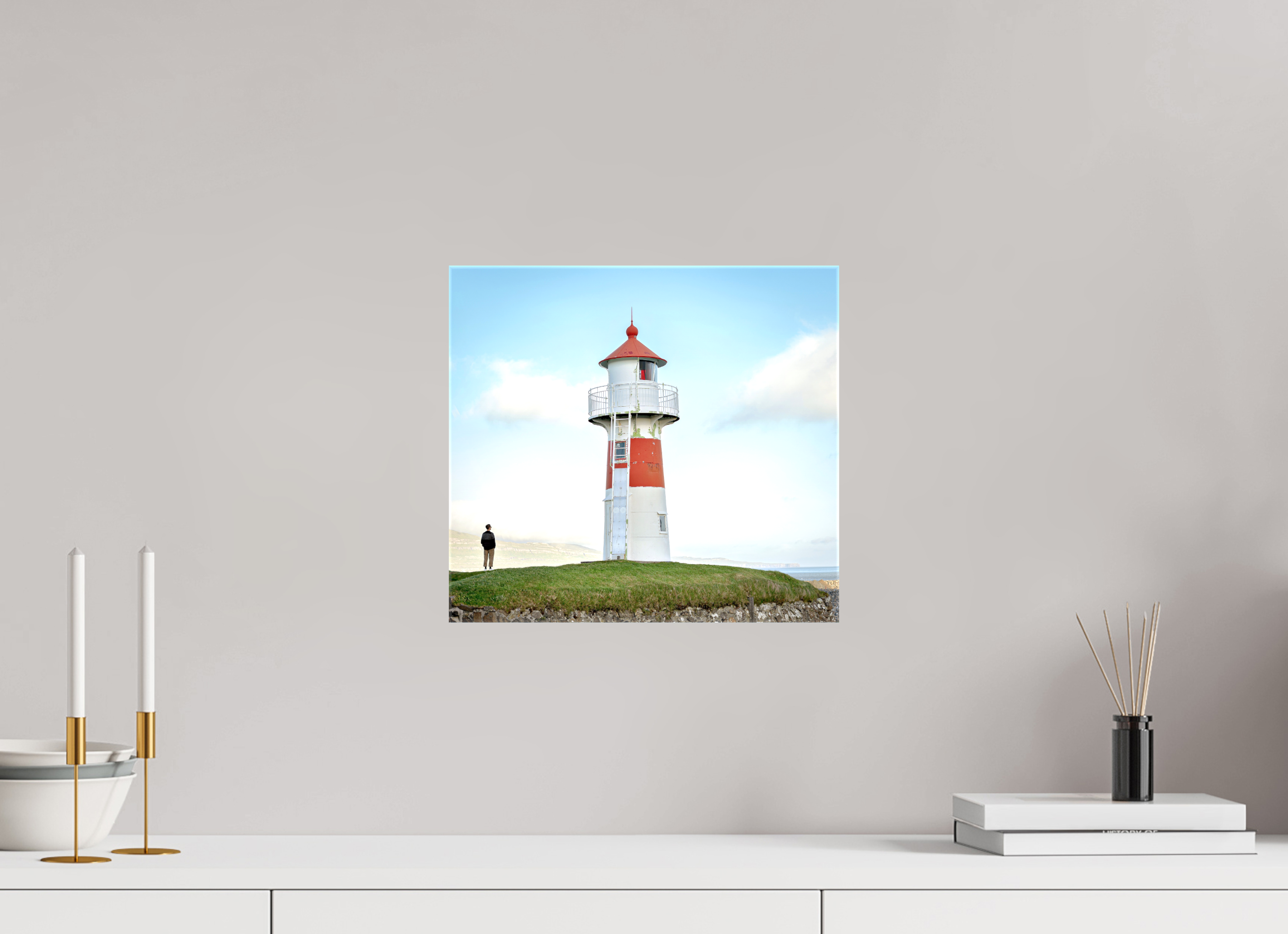 32.9 x 30 cm, Canvases Unframed Edge of the Horizon