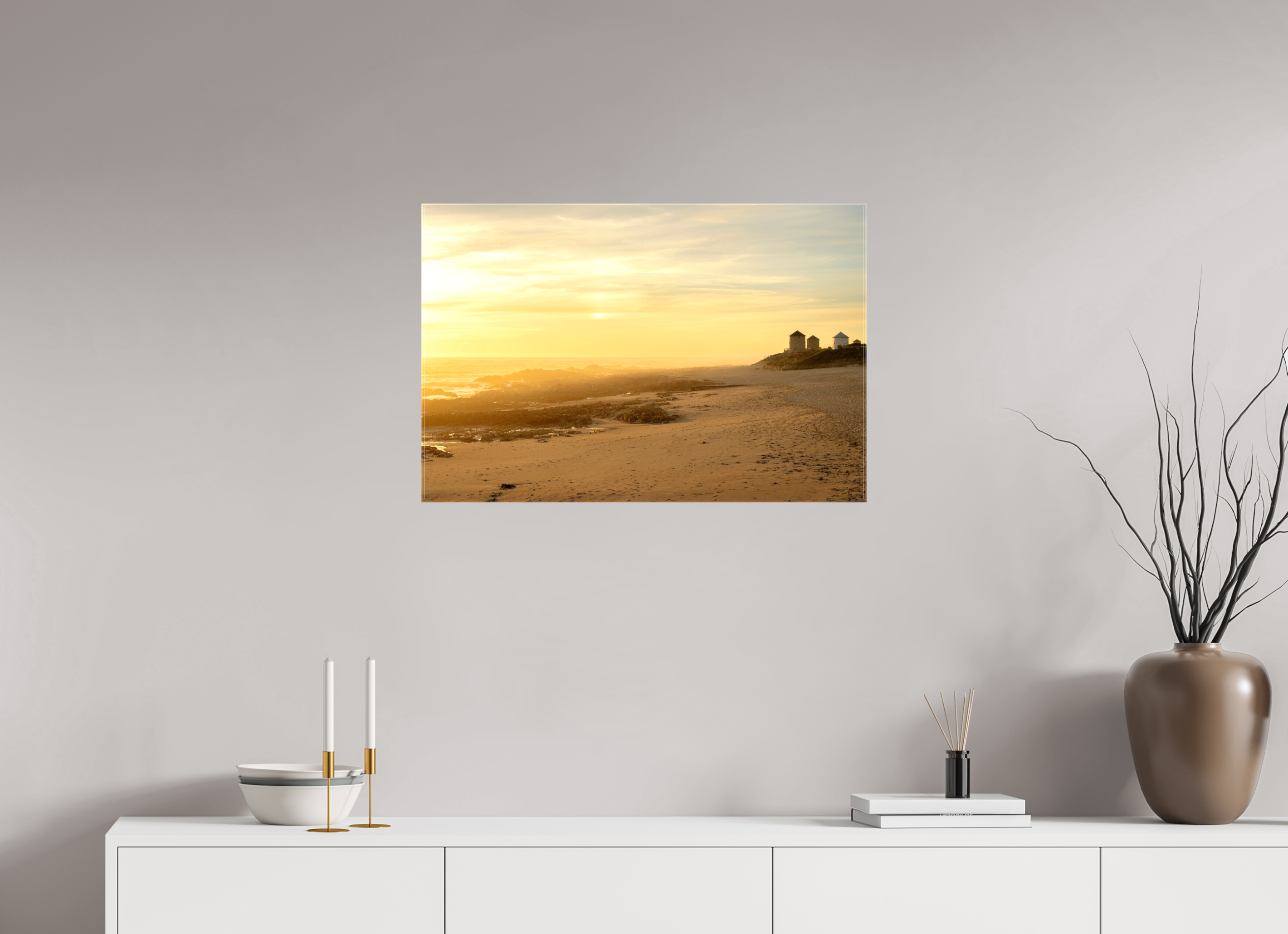 75 x 50 cm, Canvases Unframed Ancient Mills