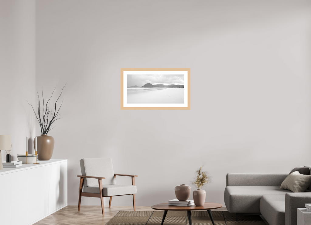 77.3 x 40 cm, Hamburg 40 mm with Frame Untamed Shores in Lombok - Indonesia