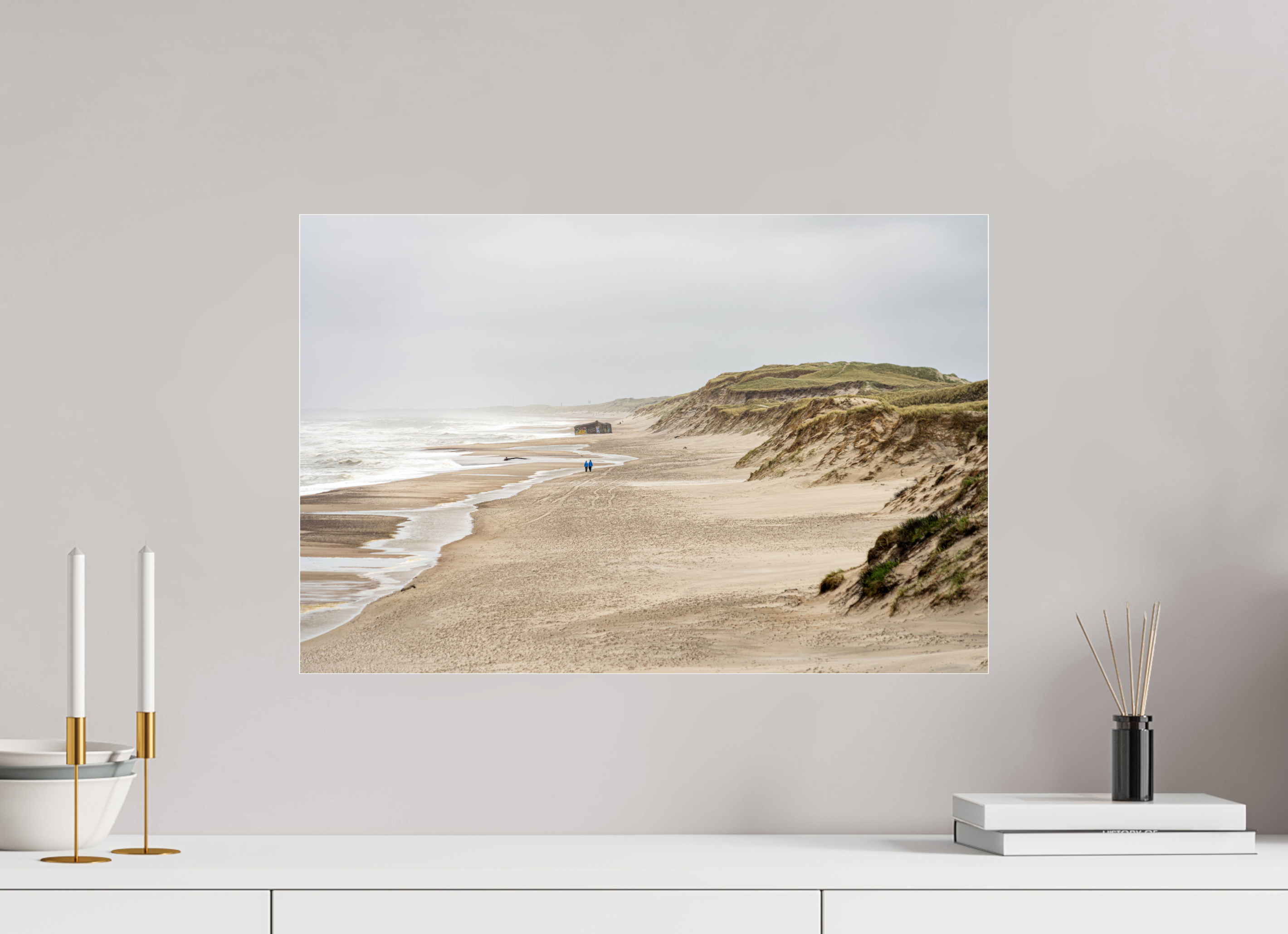 60 x 40 cm, Photo Print Under Acrylic Glass Wild Shores