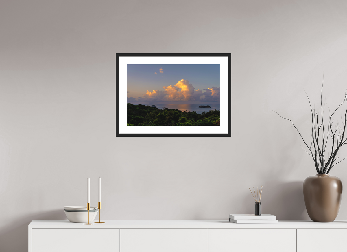 60 x 40 cm, Photo Print On Fuji Crystal DP II Matte Morning Clouds - Costa Rica