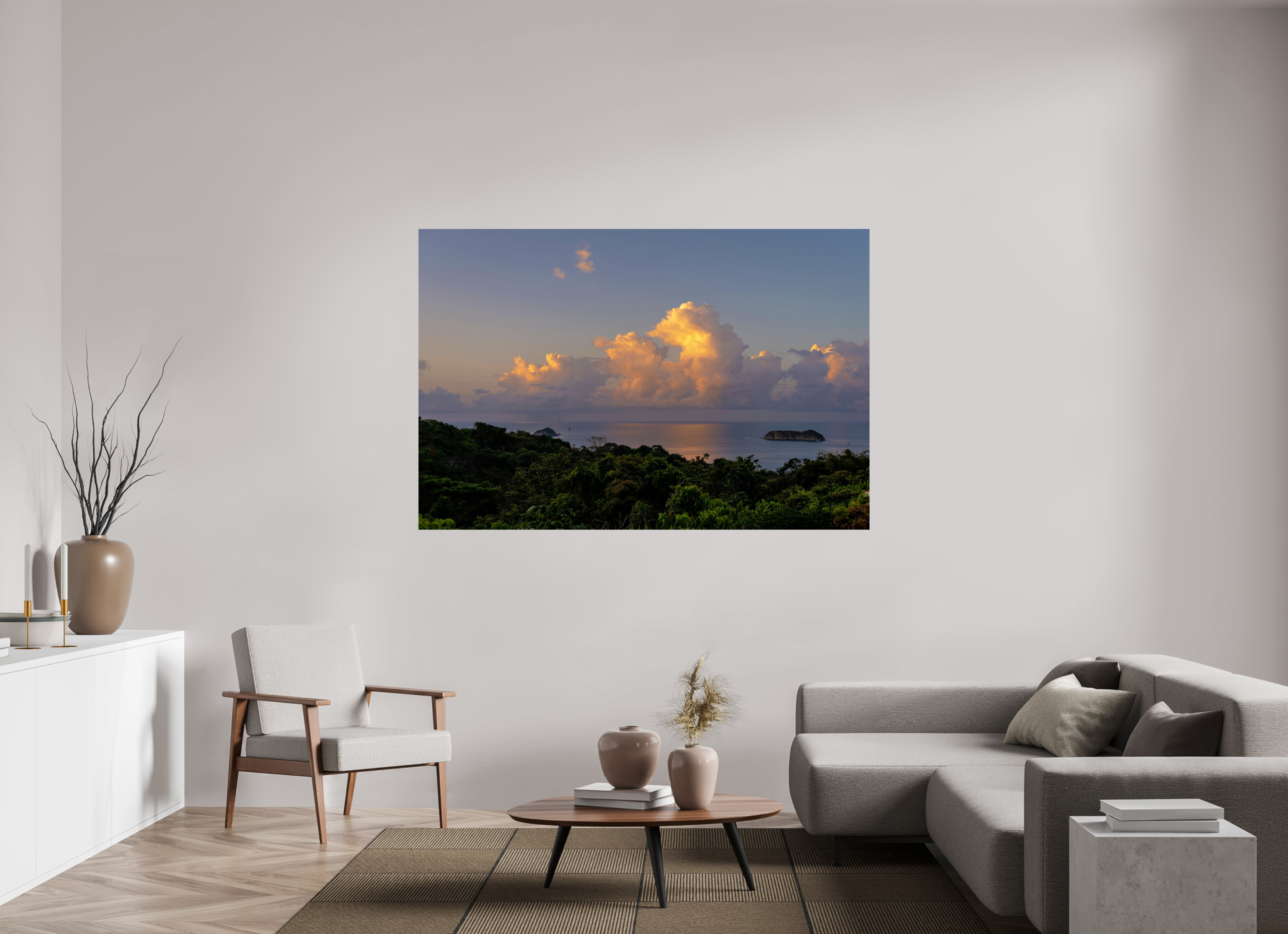 180 x 120 cm, PH Print On Fujiflex High Gloss Sunrise Clouds