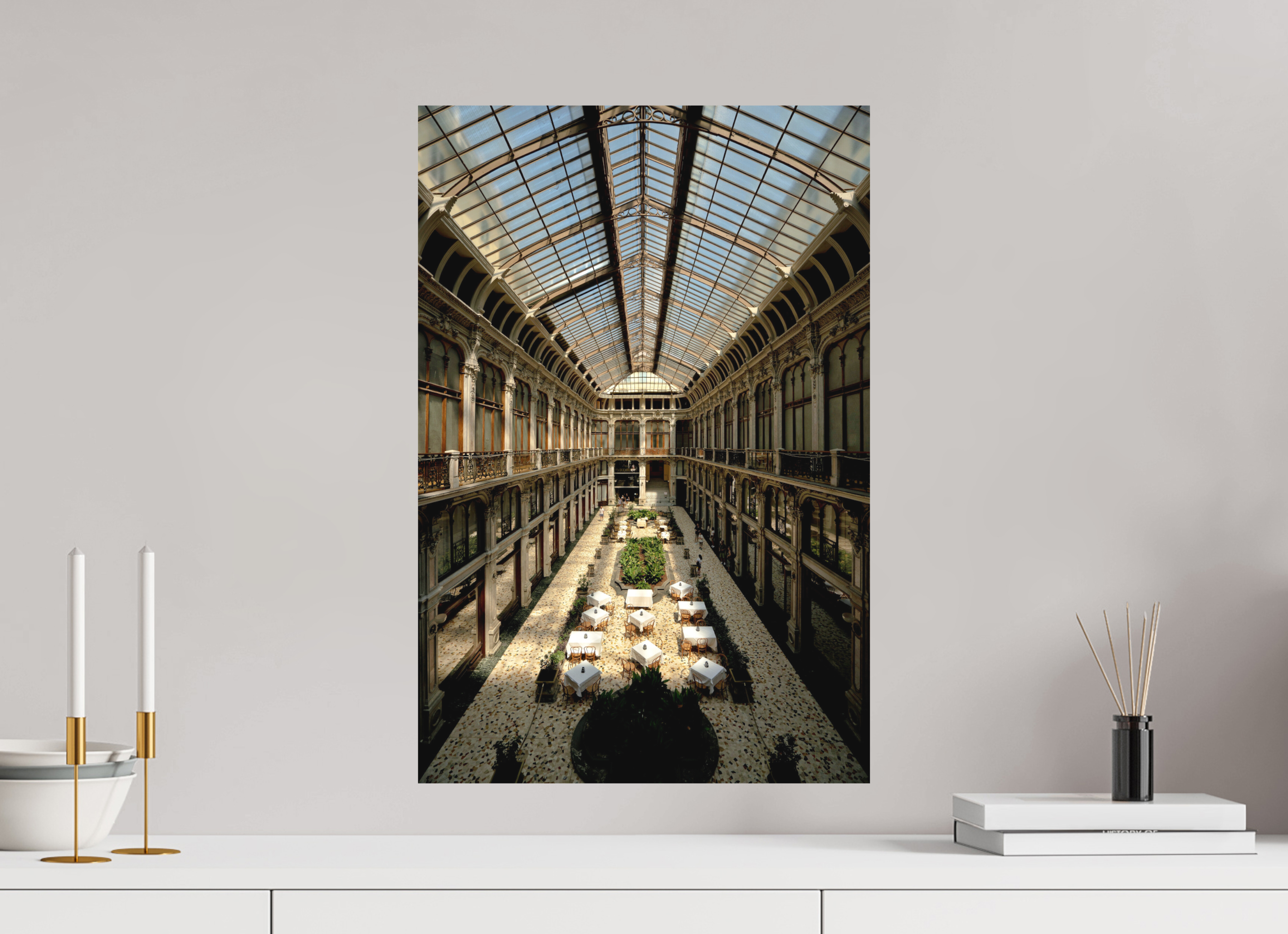 40 x 60 cm, Fine Art Print Smooth Beneath the Glass Vault