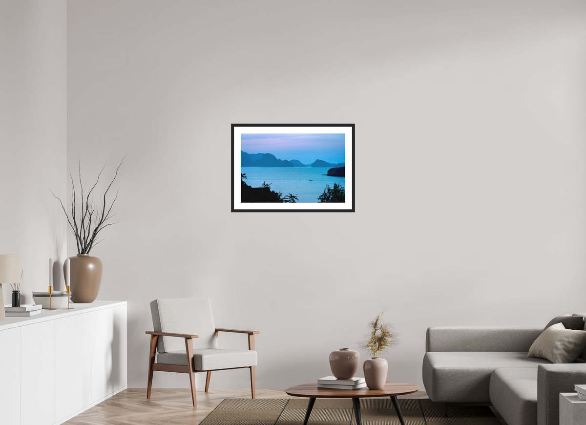 75 x 50 cm, Photo Print On Fuji Crystal DP II Matte Blue Silence at Dusk