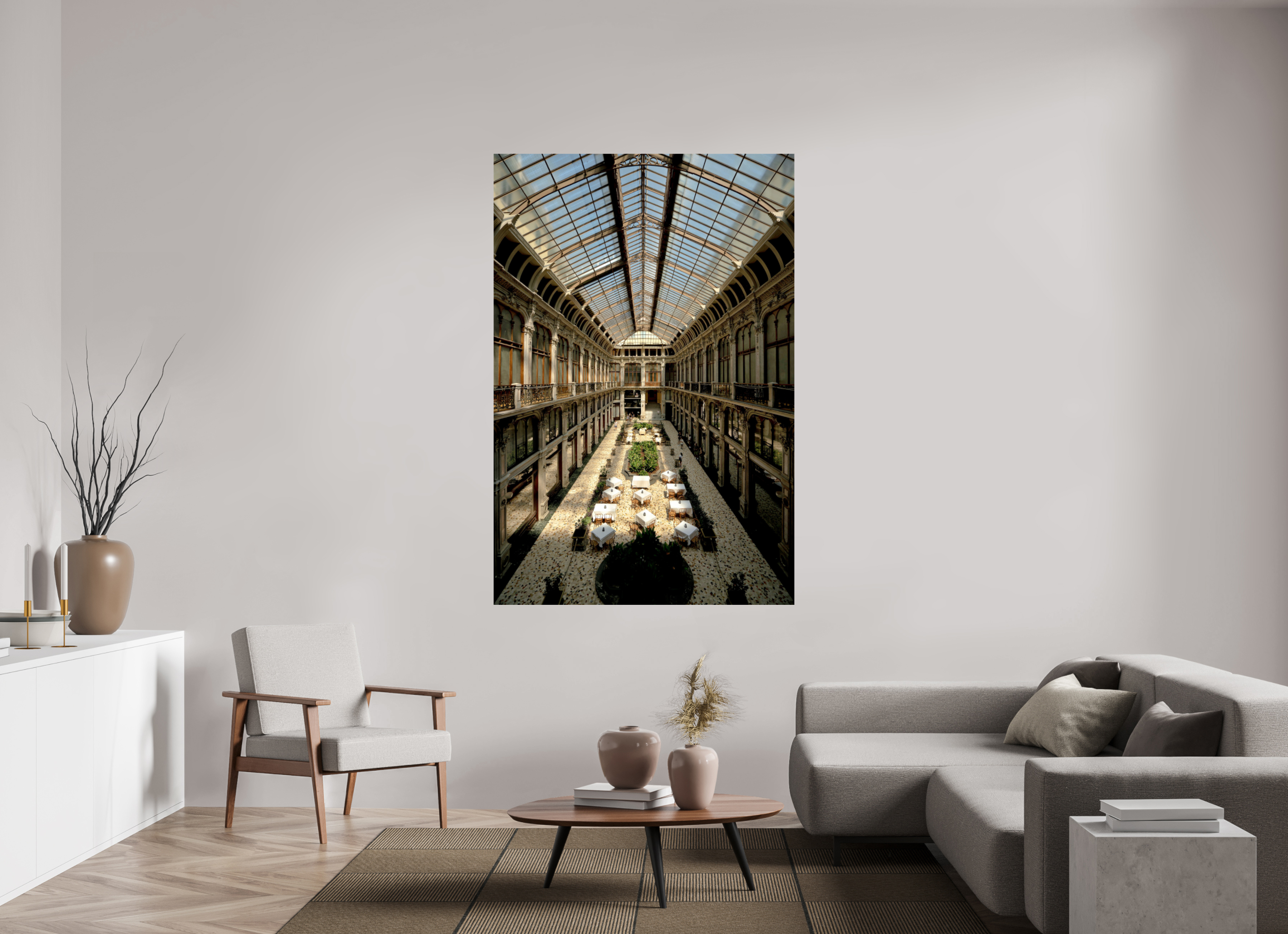 120 x 180 cm, PH Print On Fujiflex High Gloss Beneath the Glass Vault