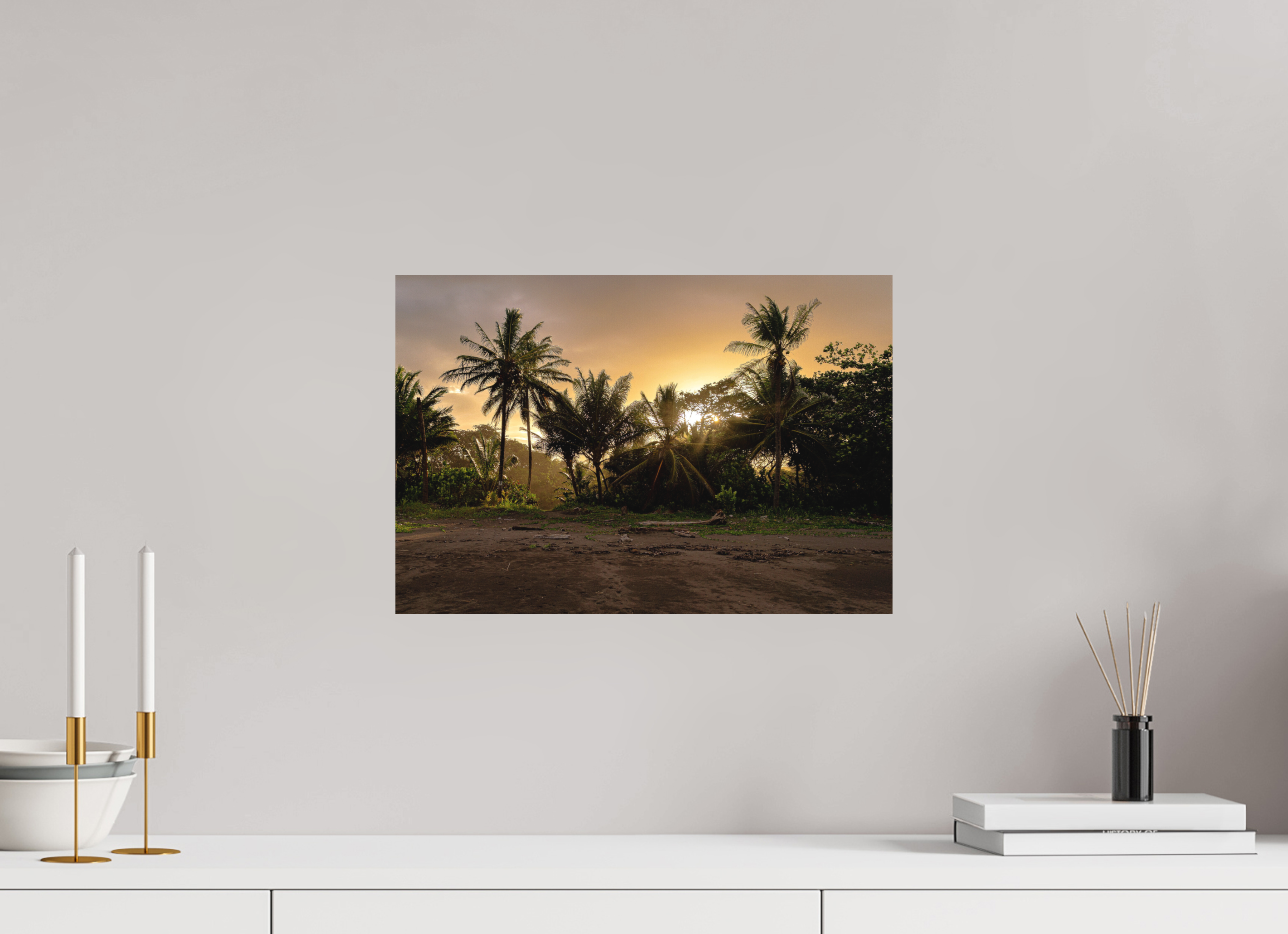 44 x 30 cm, Fine Art Print Smooth Sunlit Shores