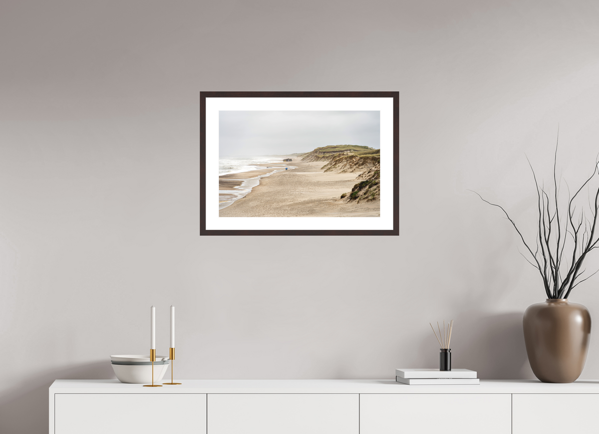 60 x 40 cm, Baryta Prestige II with Matte Float Glass Northern Dunes - Hvide Sande - Denmark