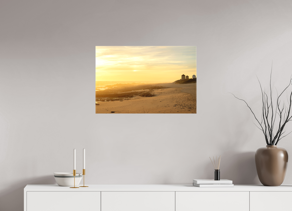 75 x 50 cm, Matte Canvas on Stretcher Frame Ancient Mills