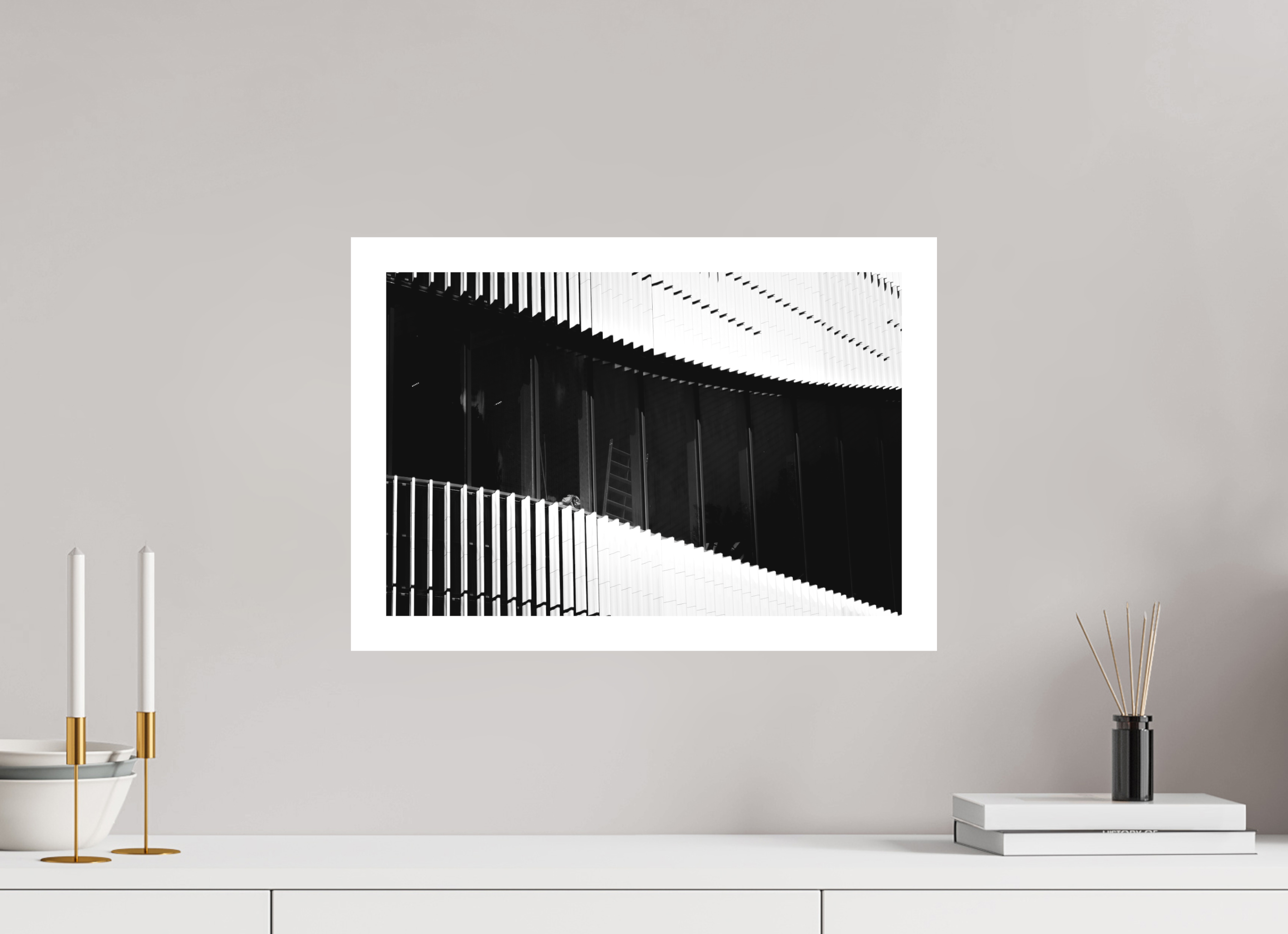 45 x 30 cm, Acrylic Glass Ilford The Ladder