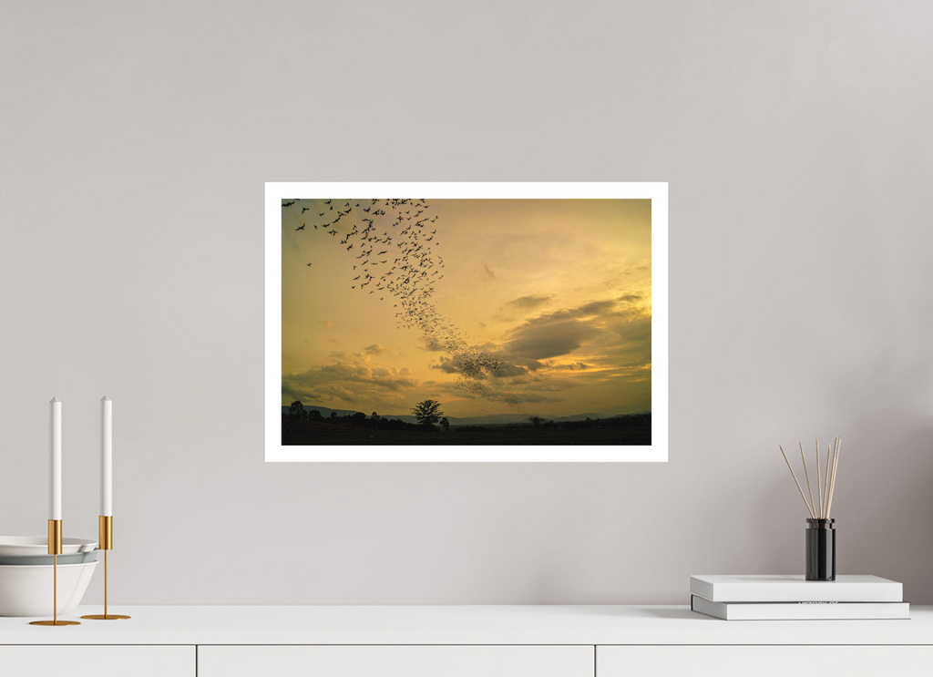 45 x 30 cm, Print on Forex with Mounting Dusk Emergence